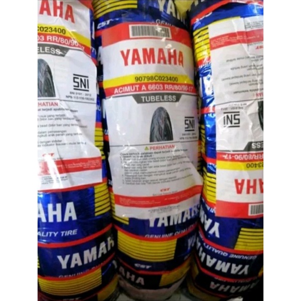 Ban luar tubeless yamaha bebek belakang 80 90 17 original yamaha