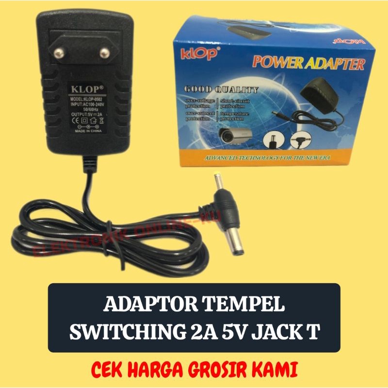 ADAPTOR TEMPEL SWITCHING 2A 5V JACK T