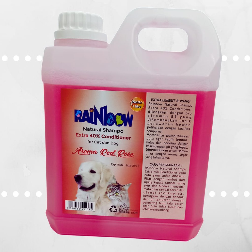 Rainbow Natural Shampo + 40% Conditioner 1 Liter