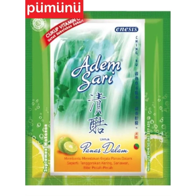 

:<:<:<:<] Adem Sari Minuman Panas Dalam Minuman Penyejuk [1 Hanger / 24 Sachet]