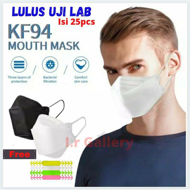 ( COD✓) STOK READY MASKER KF94 KN95 N95 KOREA DUCKBIL SENSI MEDIS EARLOOP HIJAB NONHIJAB