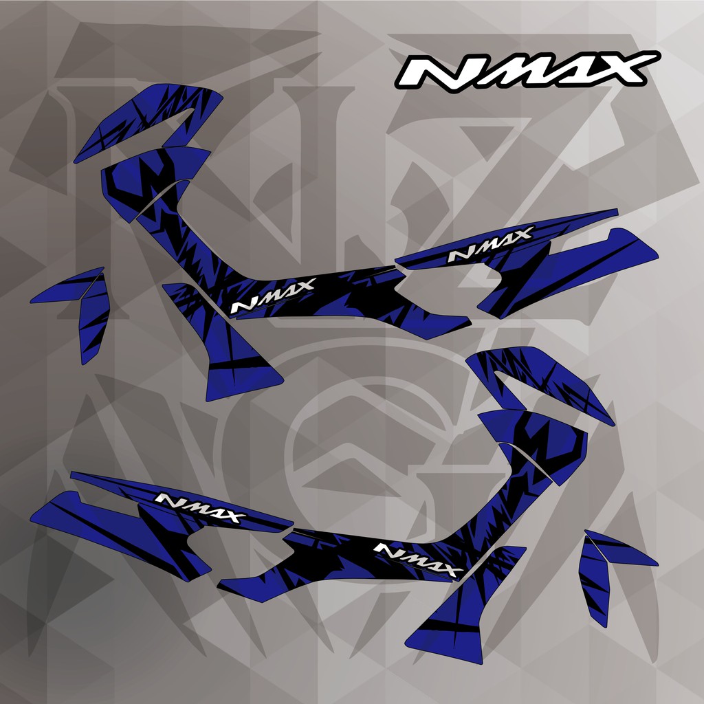 Decal Stiker / Sticker Nmax 2019 Zigzag Tribal Keren