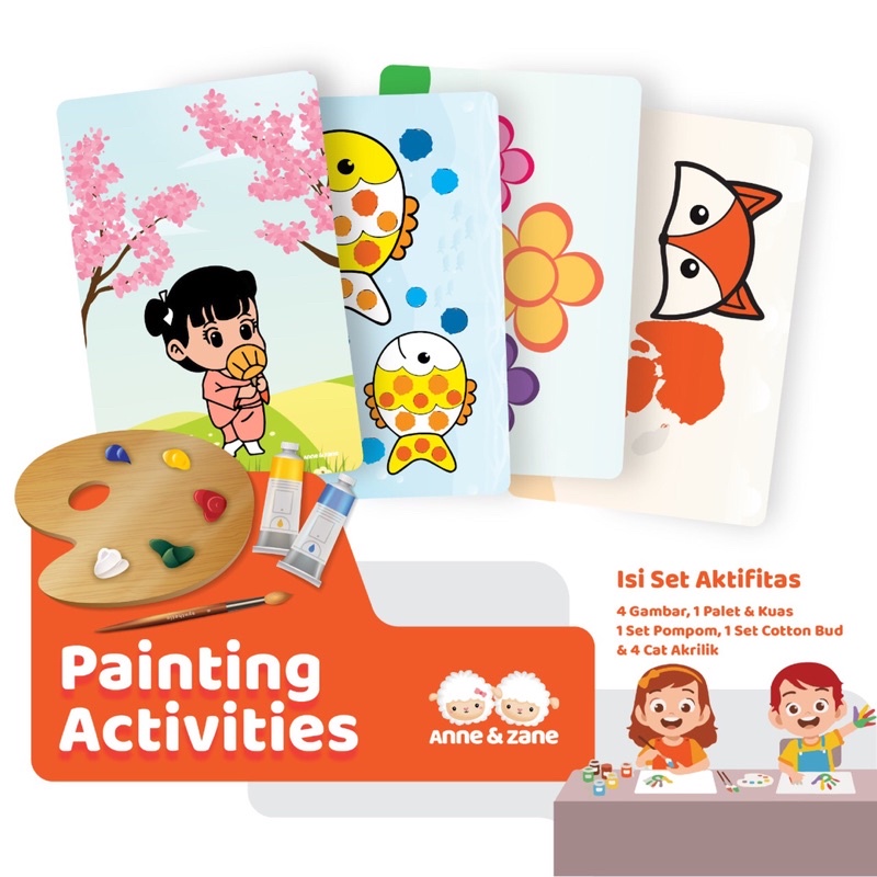 Painting Activities/ Aktivitas Mewarnai/ Aktivitas Melukis/ Aktivitas Anak/ Mainan Edukasi/ PAUD