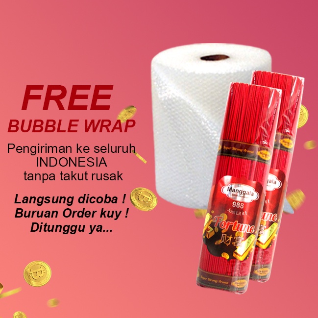 Dupa/Hio Wangi Fortune Manggala Stick Merah 32cm ± 780 Stick / 800gr