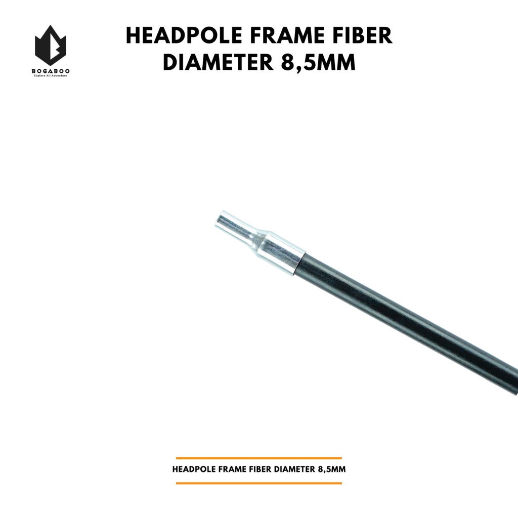 Bisa COD Headpole Frame Fiber Tenda - Satu Biji - Ujung Tenda Size 8,5 mm x 3,8 mm