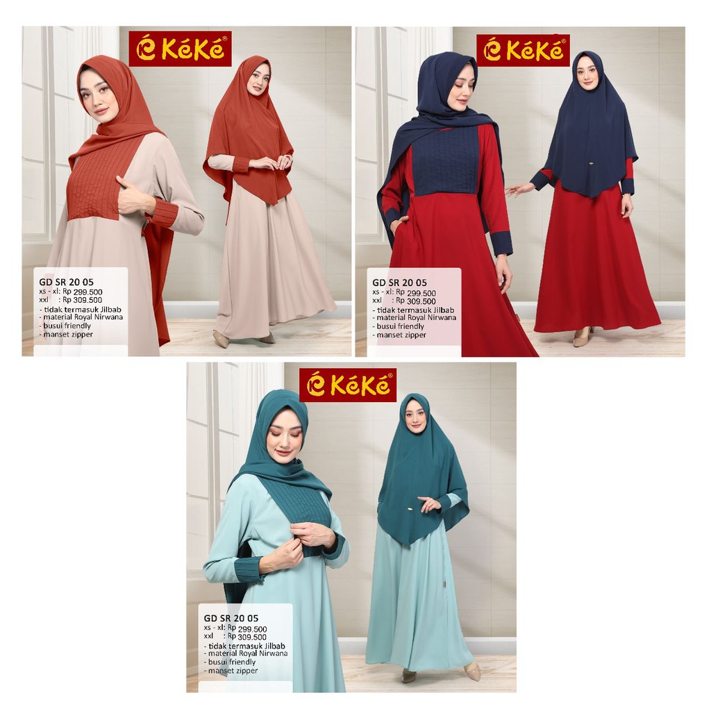 KEKE GAMIS WANITA SYAR'I GDSR 2005 GAMIS KEKE BUSANA MUSLIM