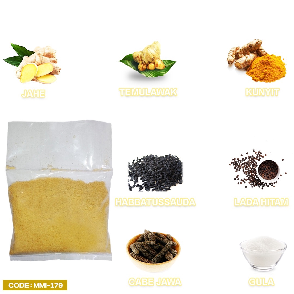 JAHE BUBUK 100 GR penghangat tubuh rempah ramuan herbal