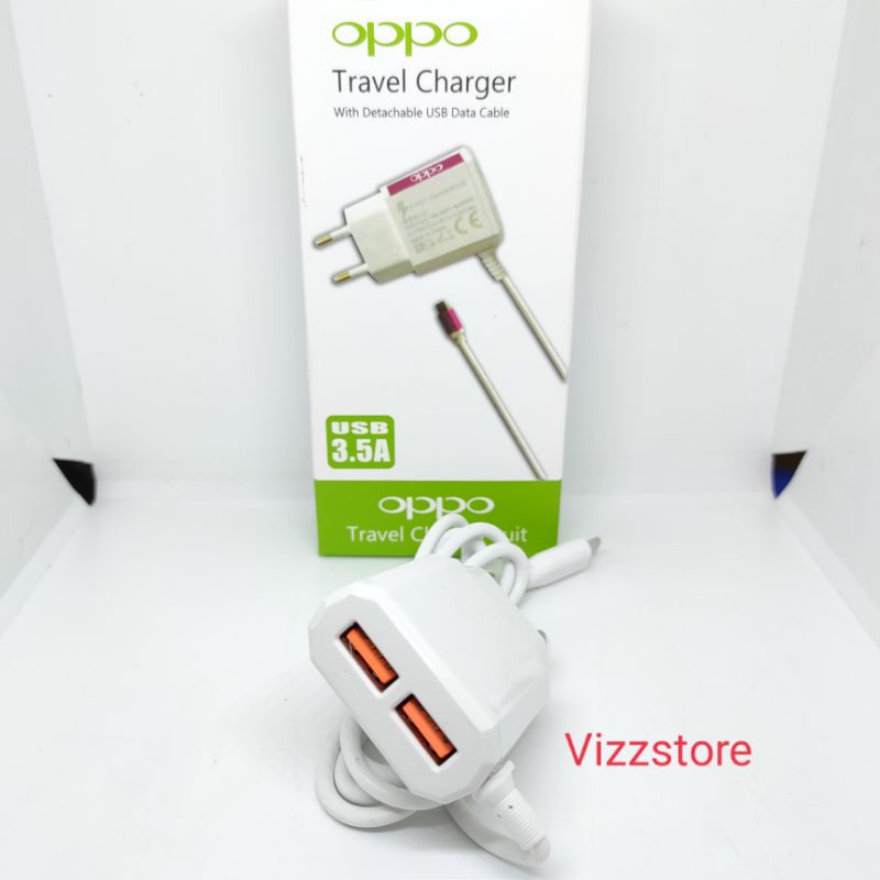 Charger Brand 2 USB 3.5A Micro USB Xiaomi Samsung Oppo Vivo Asus Lenovo