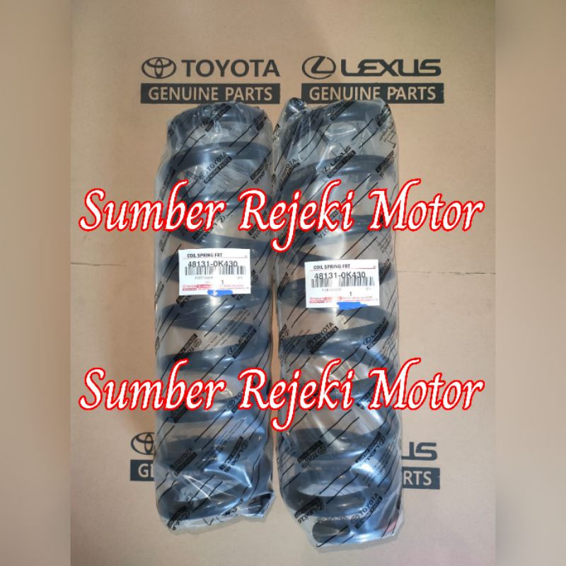 per keong coil spring Fortuner hilux revo Fortuner vrz depan Asli