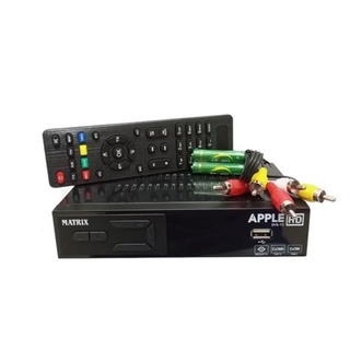 SET TOP BOX TV DIGITAL MATRIX DVB T2 APPLE HD EWS/SET TOP BOX TV DIGITAL HD EWS APPLE MERAH