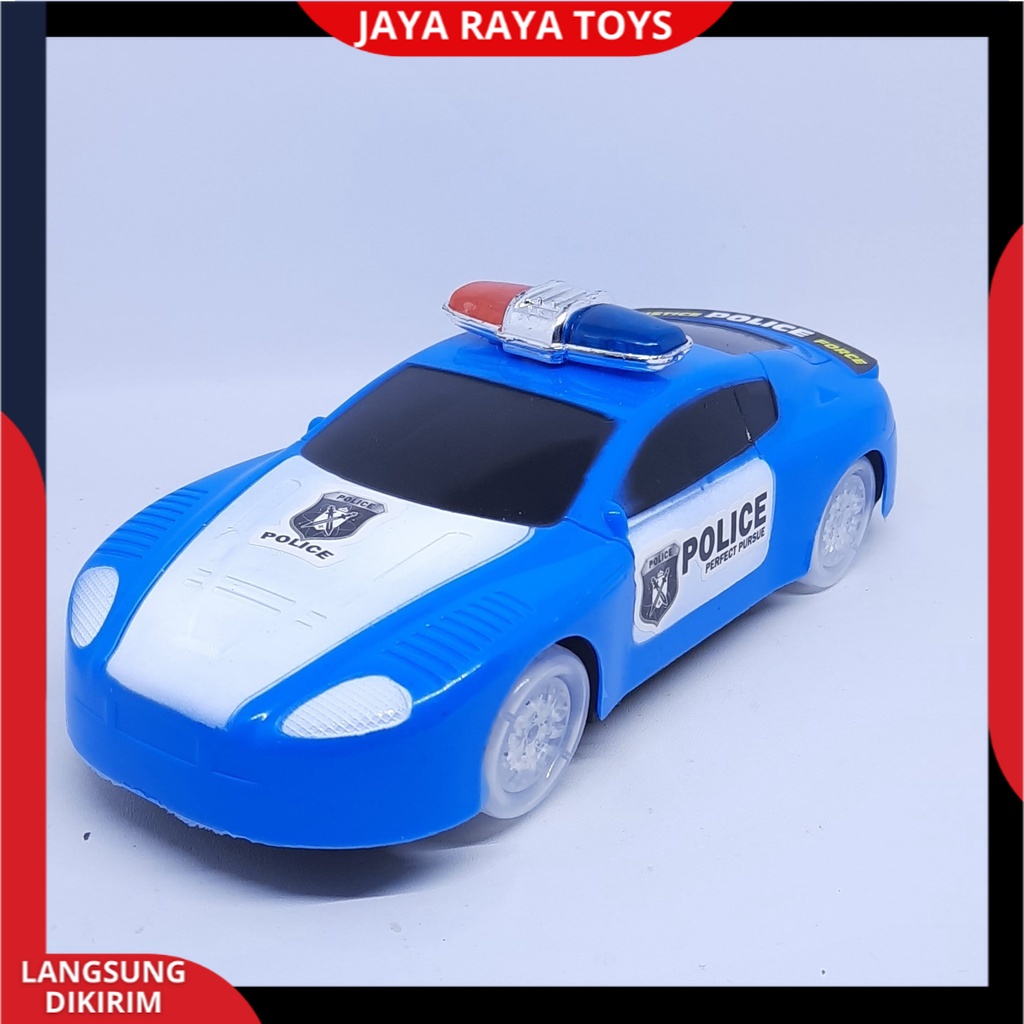 ( BISA COD ) PROMO Mainan Anak Mobil Polisi Baterai Super Police Car Ada Musik Dan Lampu / Mainan Anak Laki Laki SNI Murah