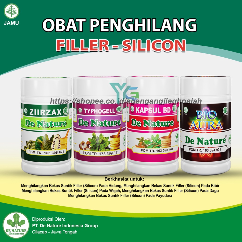 OBAT PENGHILANG FILLER (SILIKON) HIDUNG - DAGU - PAYUDARA - BIBIR AMPUH