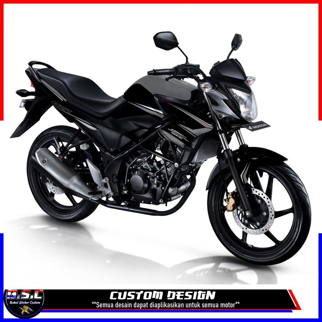 Decal FULL BODY Sticker CB 150R / CB150R / OLD CB 150R V.1 Motif Flash Liss Black