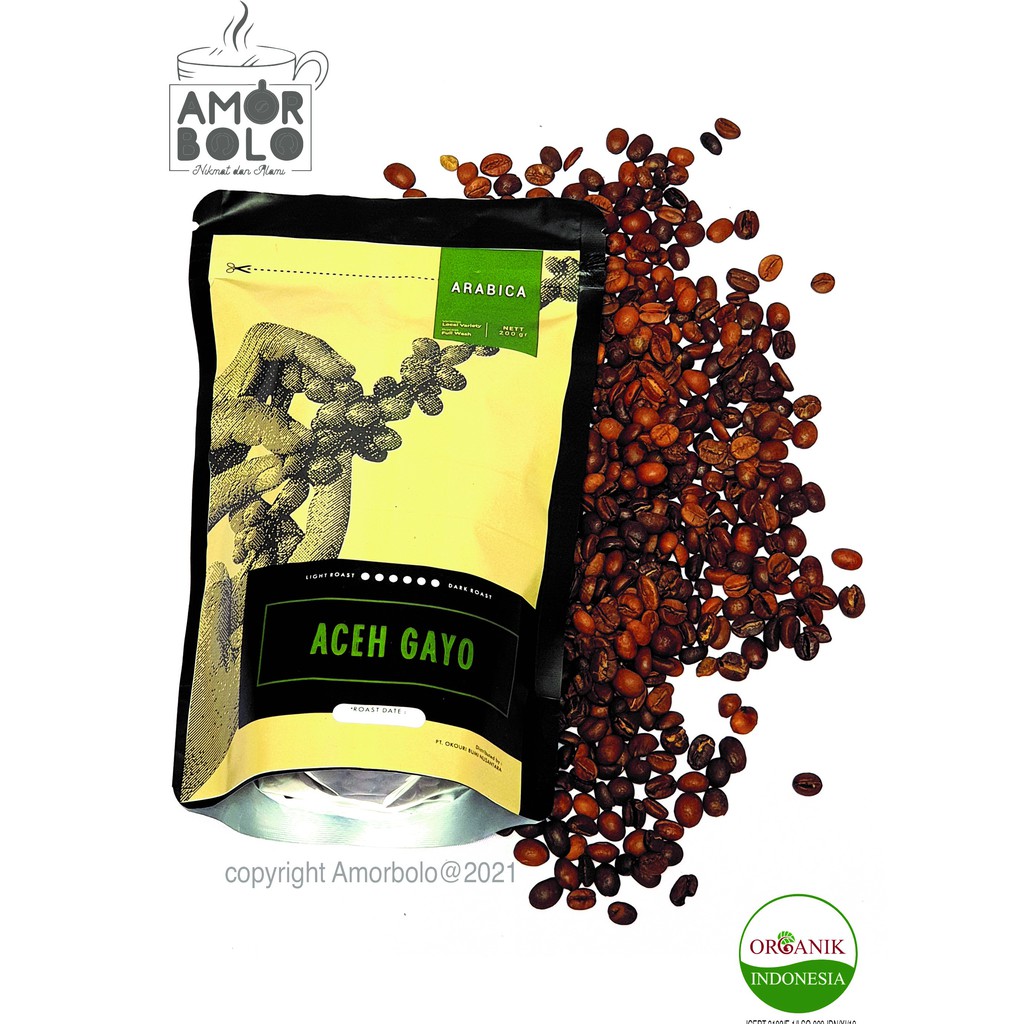 

Kopi Organik Roasted Beans Organik Arabika Aceh Gayo