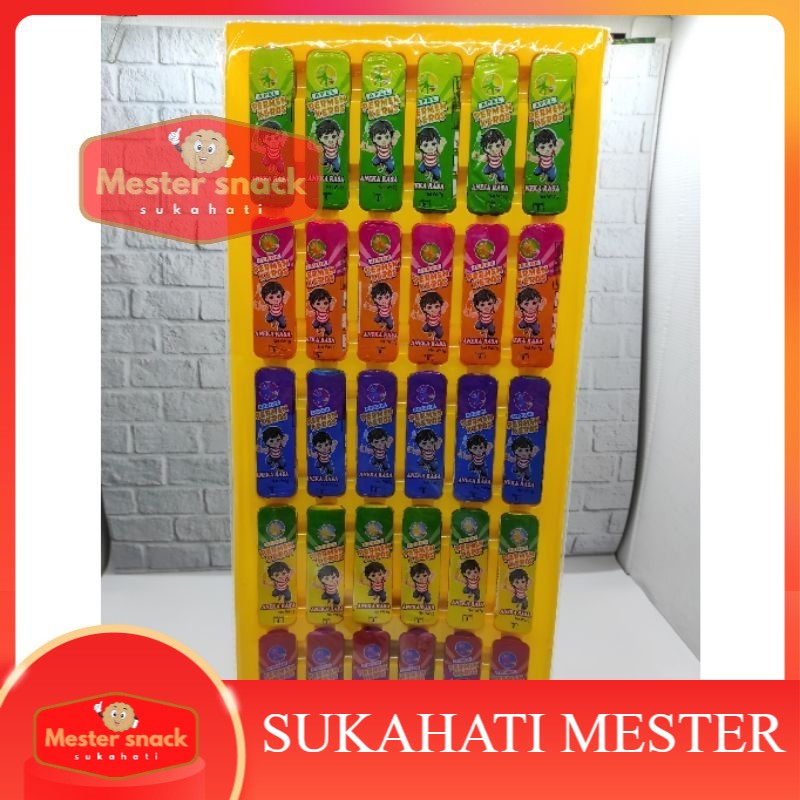 

Permen Keras Aneka Rasa bentuk Pisau (1 pack isi 30 pcs)