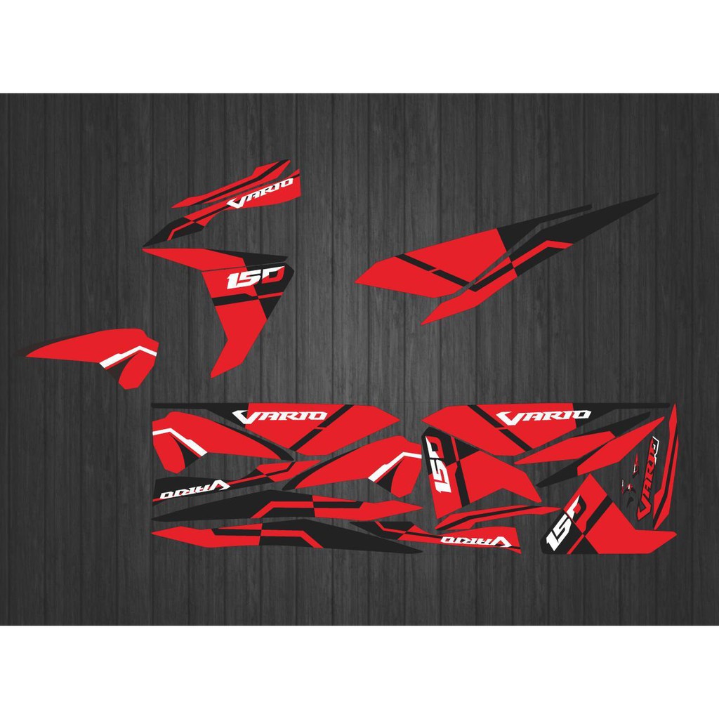 Stiker motor Vario 2015-2017 150 cut