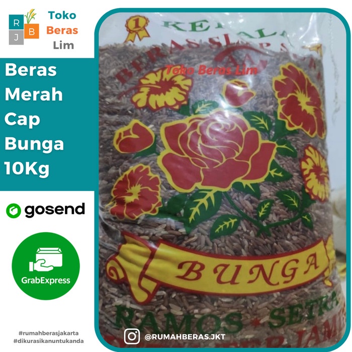 

Beras Merah Cap Bunga Kualitas Asli 10KG