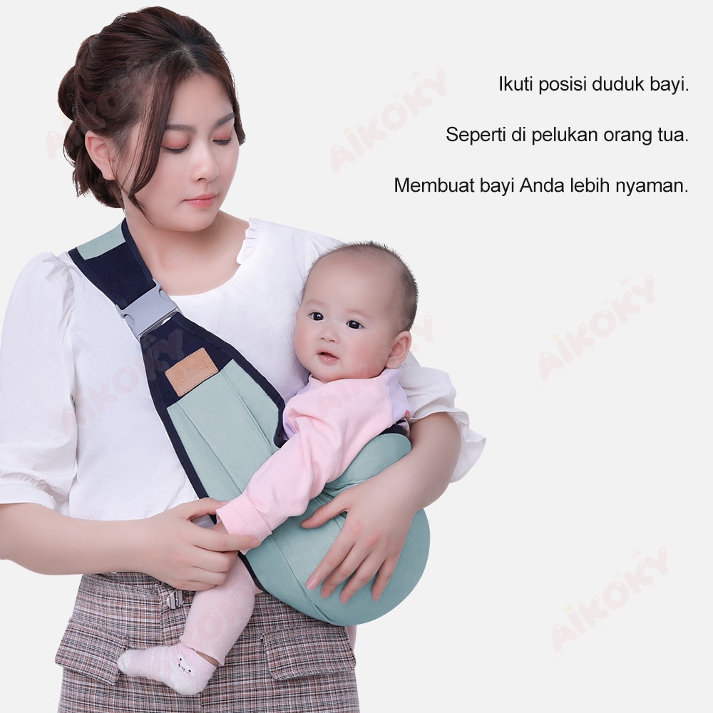 Aikoky Gendongan bayi depan multifungsi 0-36 bulan