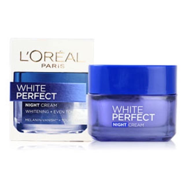 manfaat loreal white perfect night cream