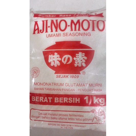 

AJINOMOTO 1 KG / BUMBU PENYEDAP / MICIN