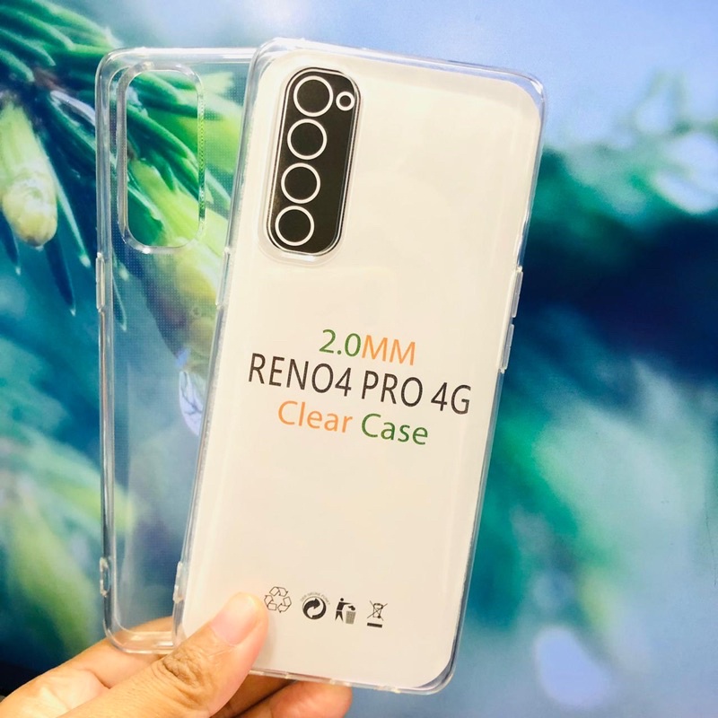 Ready Clear Case Bening 2MM Oppo Reno4 Pro 4G