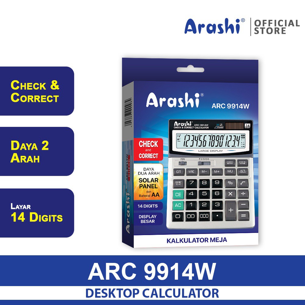 

Calculator / Arashi Kalkulator ARC 9914W