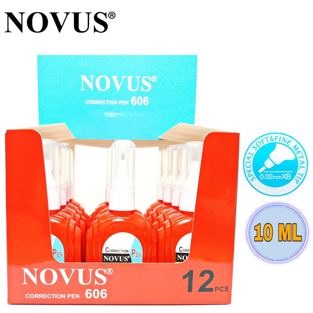 

Novus Tip-Ex NS-606 (10 ML) - 1 LUSIN / Correction Pen