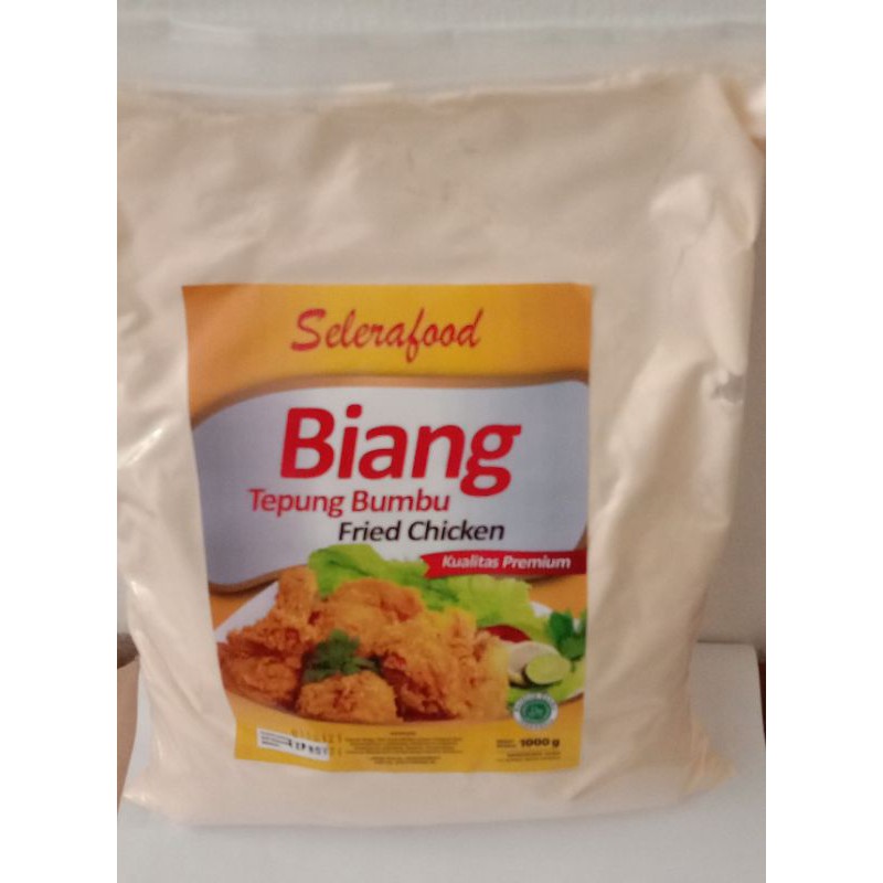 

Tepung Biang friedchiken selefood premium 1kg[biang tepung ayam krispy
