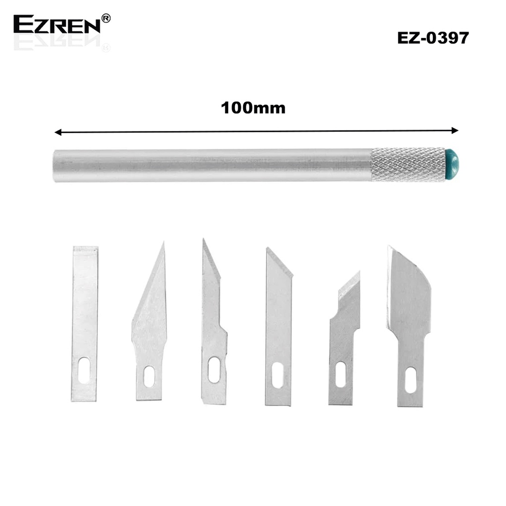 

RB Ezren Pisau Acrylic Akrilik Kayu Set 7 in 1 Pisau Ukir Pahat Knife Art