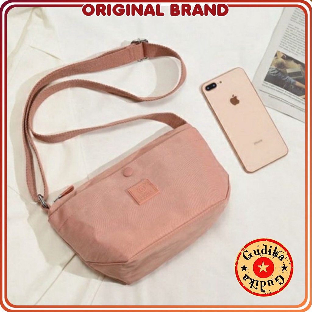 GUDIKA - Tas Selempang Wanita Elegant Import Original 5158 - Tas Wanita Selempang Bahu Kekinian Terbaru Bahan Nylon Waterproof Anti Air - slingbag - tas mini - bag - cewek - imut - fashion - branded - santai - tas - slempang - termurah - ori - handbag