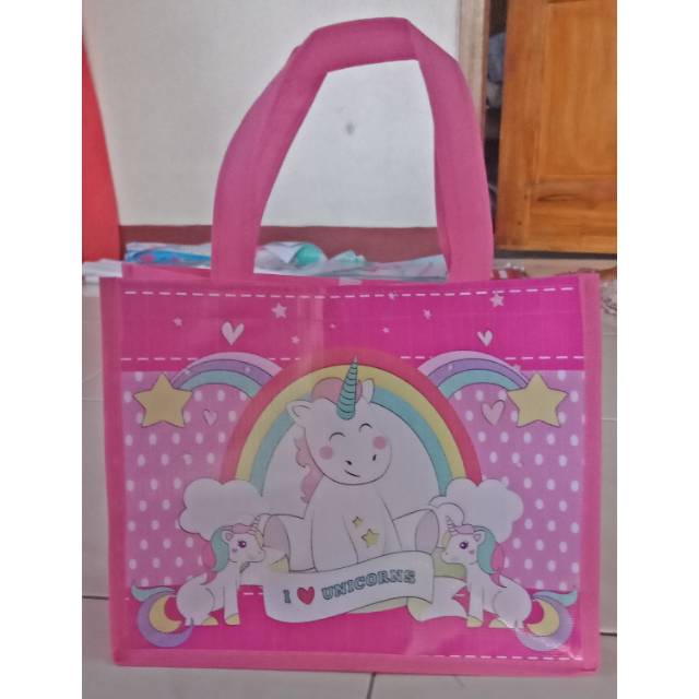 

goodie bag tas ultah tas souvenir tas ulang tahun tas unicorn