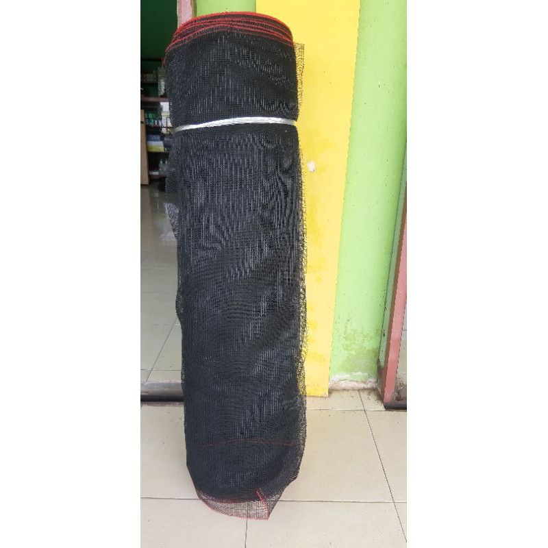 Waring Hitam RK BAHAN KERAMBA IKAN Anti Geser Cap Ocean 500 Meteran