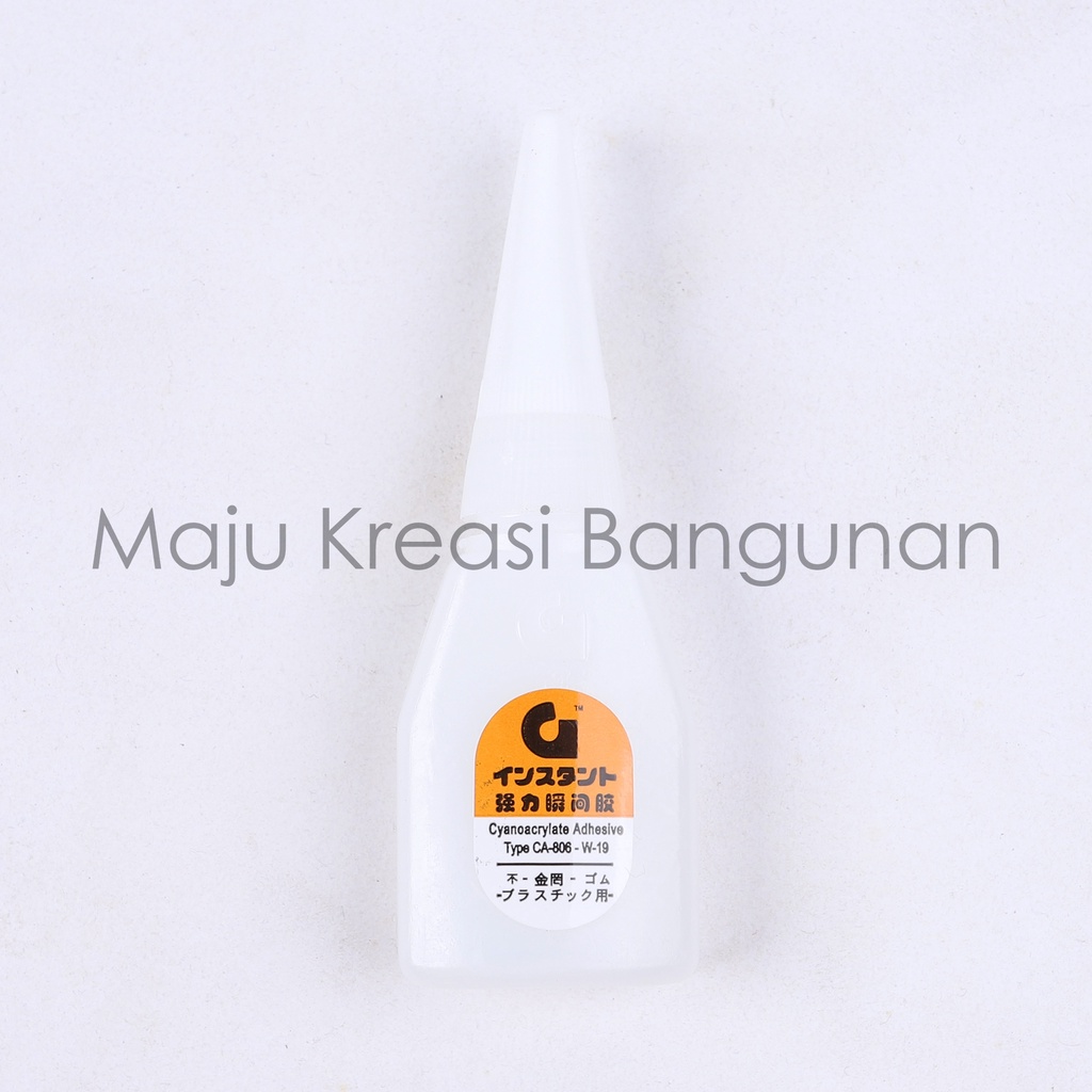 Lem Korea G Kualitas Super Power Glue Cyanoacrylate Adhesive Cair Instant Kering Perekat Besi Tetes Serbaguna Multifungsi