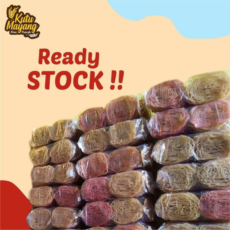 

Makanan Ringan / Oleh-oleh / Kutu Mayang Khas Puncak Original - Mentah/Siap Goreng