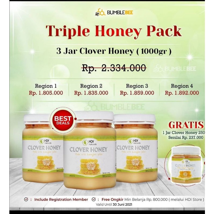 Paket HDI Triple Honey