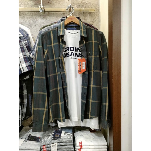 Kemeja Cowok CARDINAL JEANS , Hem cowok cardinal , Kemeja denim cardinal ORIGINAL