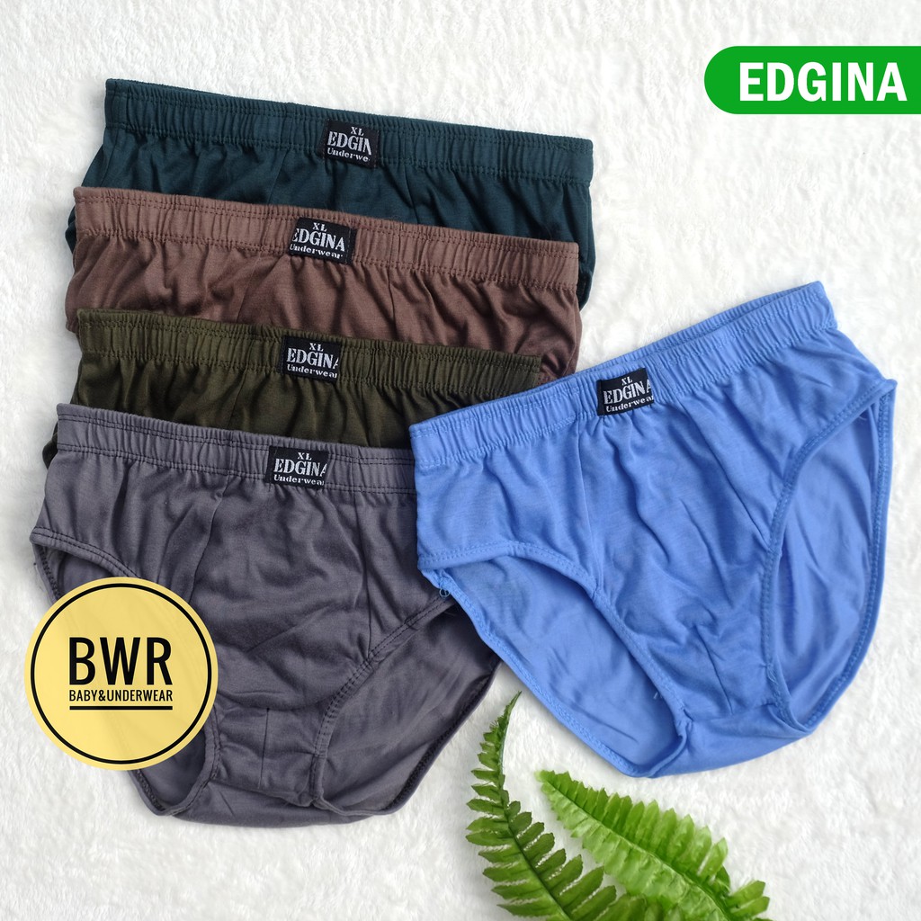 [ 3pc ] CD EDGINA / SR 88 / ROMMEL Celana Dalam CD Pria Berkualitas Karet Kerut Murah | Bwr