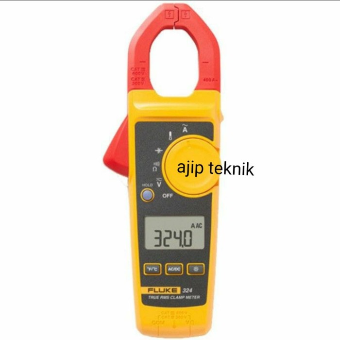 FLUKE 324 digital clamp meter AC DC + ukur capacitor ASLI 100%