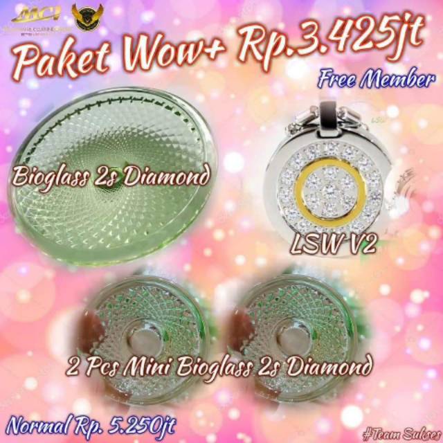 Bioglass diamond + Pendant LSW2