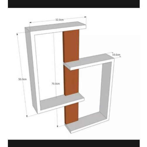 [COD] RAK PAJANG DINDING MINIMALIS KODE RKA0015 - RAK TEMBOK MINIMALIS RAK HIAS GANTUNG