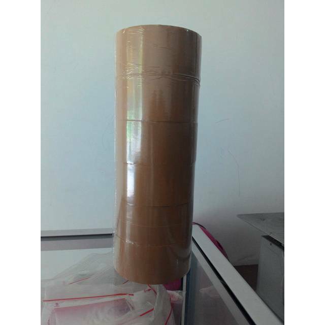 

Lakban coklat / lakban bening daimaru 48mm x 90 yard 1 slop isi 6pc