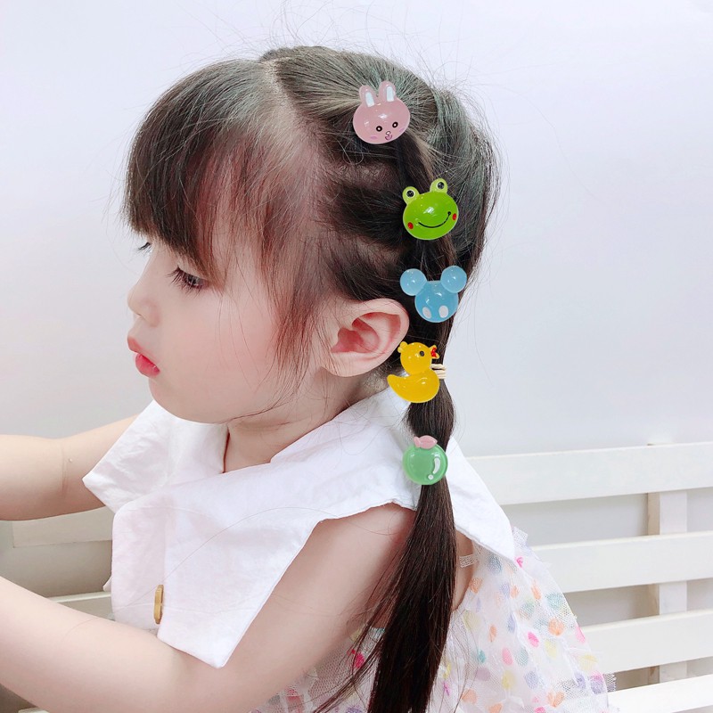 MARKAS ACC160 Ikat Rambut Wanita Motif Kartun Karet Rambut Anak  Hairband