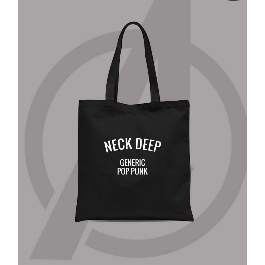 Tas Totebag Custom - Neckdeep Generic Pop Punk