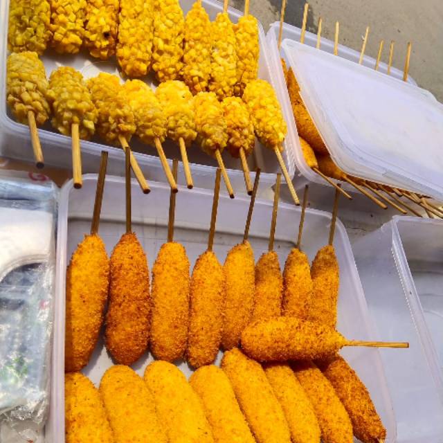 

mozarella corndog / mozasosis asli homemade