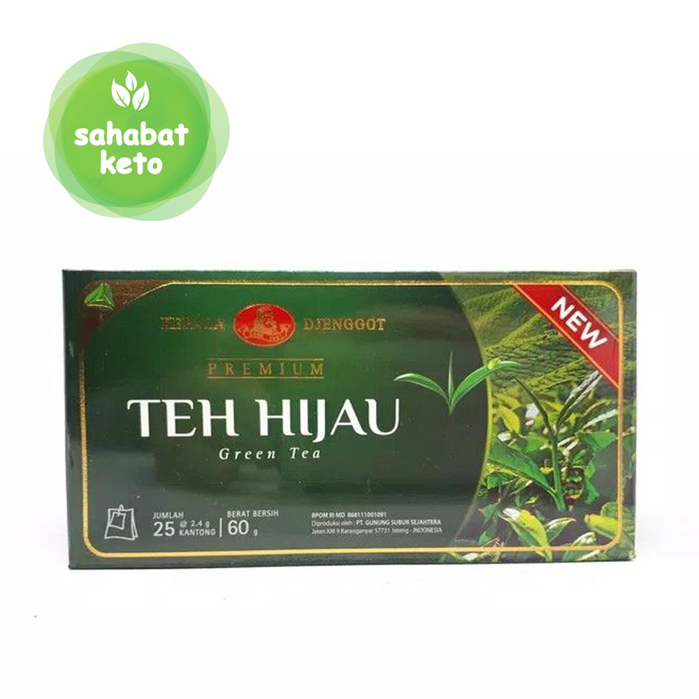 

Green tea kepala djenggot 60 gr teh hijau keto