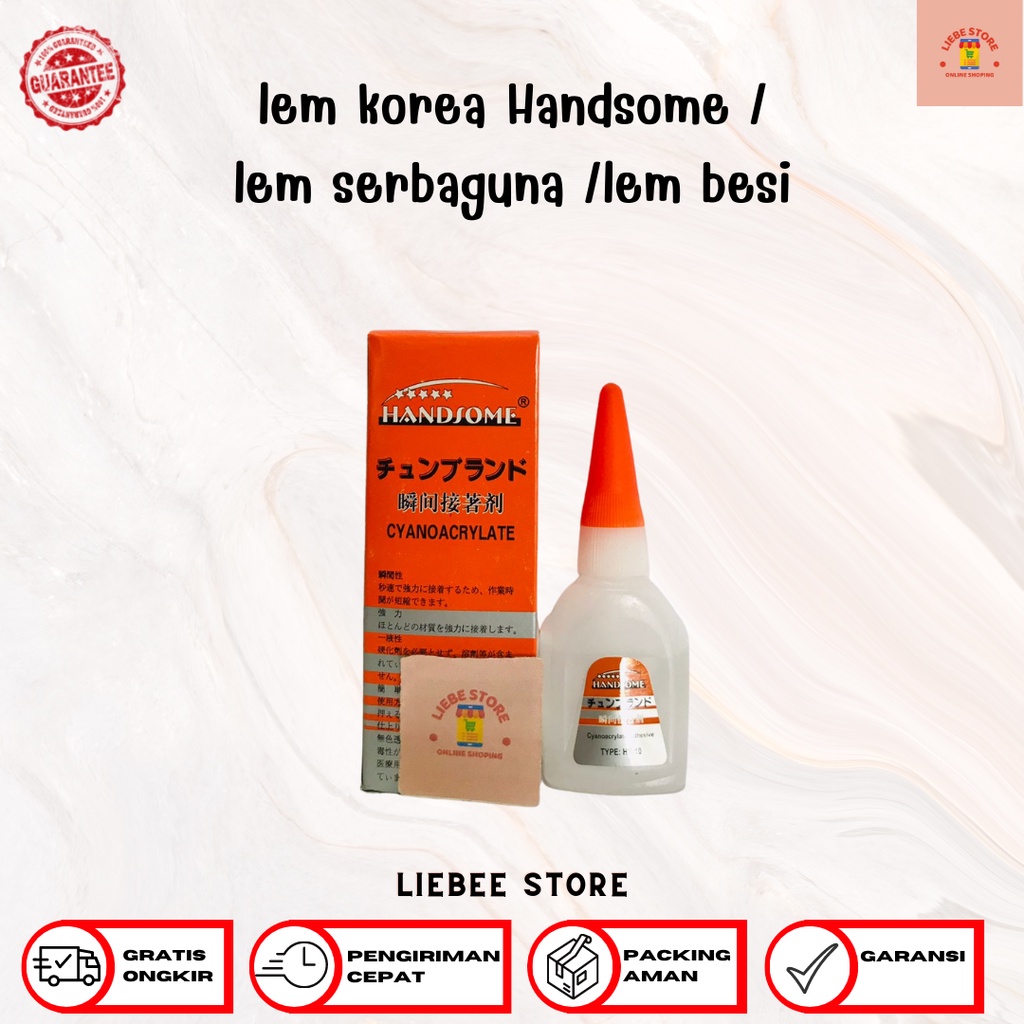 

lem korea Handsome / lem serbaguna / lem besi