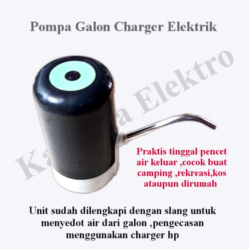 Pompa Galon Charger Elektrik