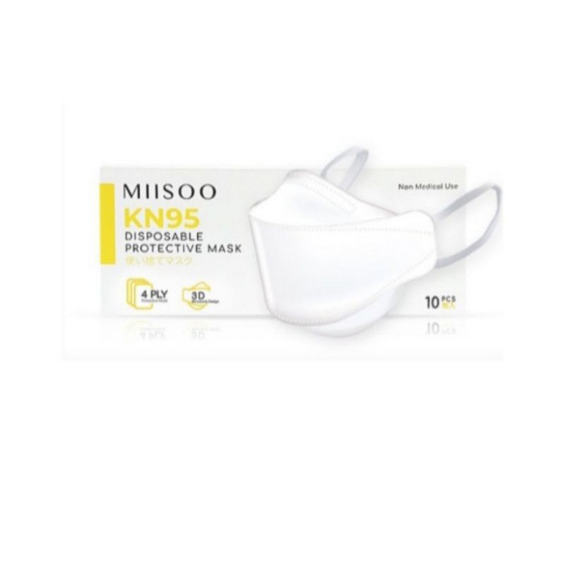 Masker KN95 4 Ply Protective MIISOO Model Evo isi 10 pcs