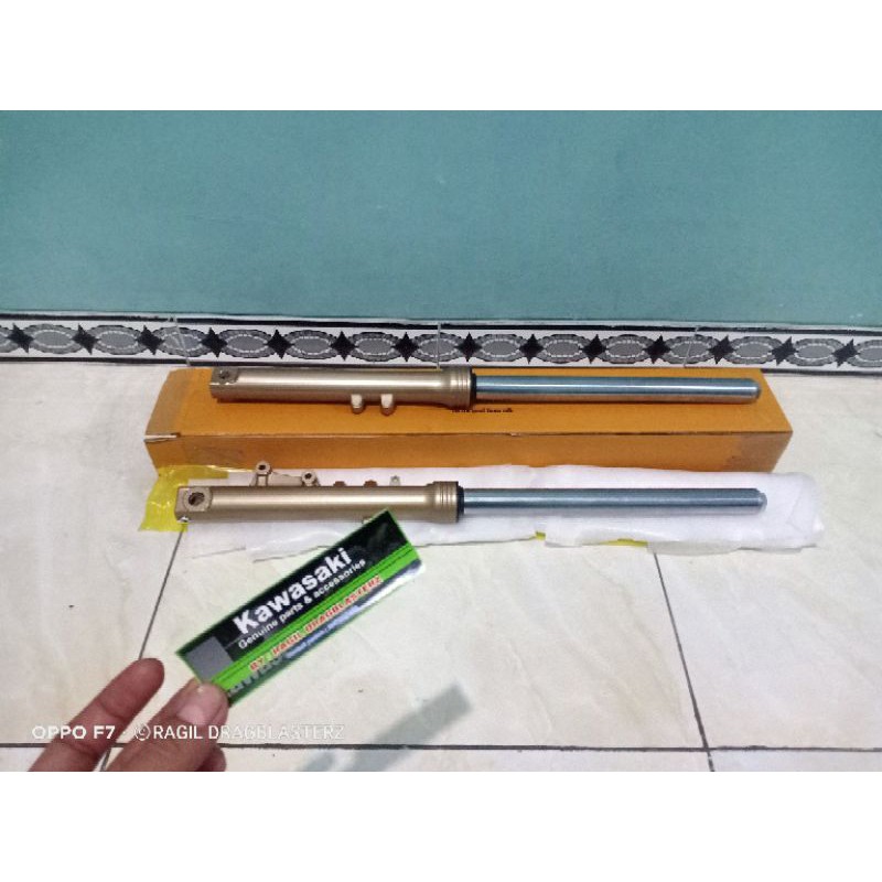 TERMURAH shock depan ninja rr old zx gold original Kawasaki