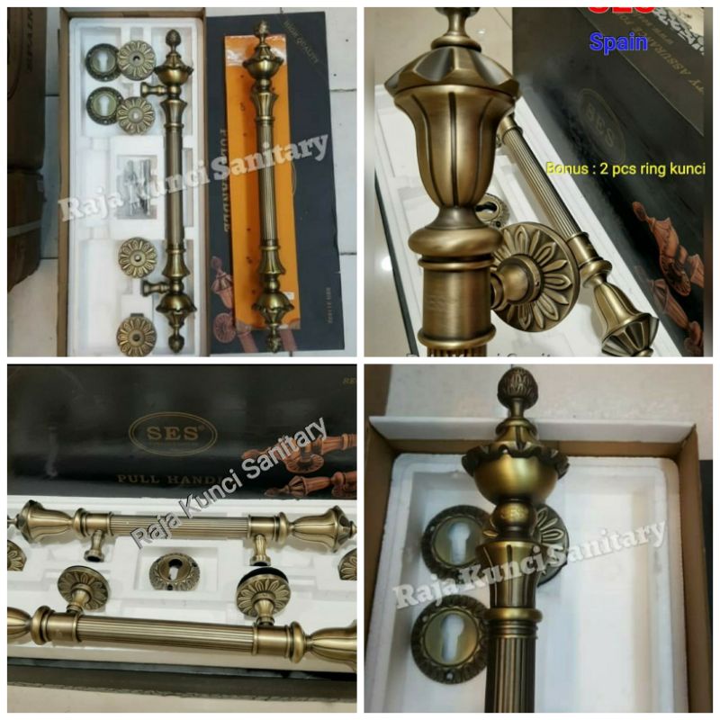 Pull Handle SES 180-50 cm Antic Brass/181-50 cm/Classic Modern/Ukir/Tarikan